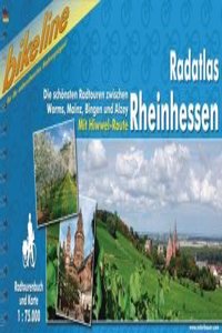 Rheinhessen Radatlas Worms - Mainz - Bingen - Alzey Mit Hiww