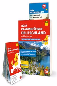 ADAC Campingfuhrer Deutschland/Nordeuropa 2024: Mit ADAC Campcard, Planungskarten und Rabatt-Coupons