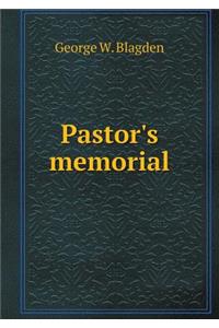 Pastor's Memorial