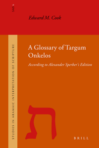 A Glossary of Targum Onkelos