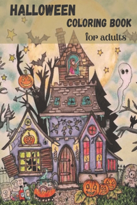 halloween coloring book for adults