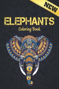 Coloring Book Elephants