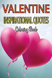 Valentine Inspirational Quotes Coloring Book