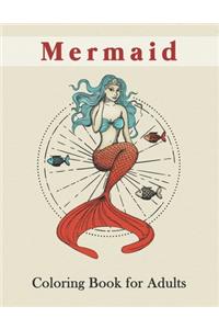 Mermaid Coloring Book for Adults