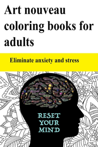 Art nouveau coloring books for adults