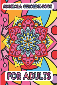 Mandala coloring book for adults