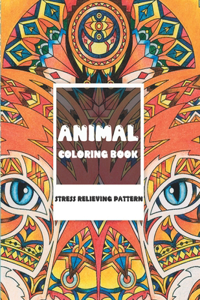 Coloring Book Animal - Stress Relieving Pattern