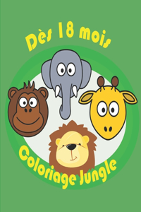 Coloriage Jungle - Dès 18 mois