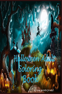 Halloween coloring Book For Adult