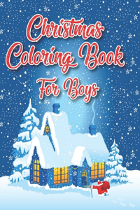 Christmas Coloring Book For Boys