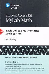 Mylab Math with Pearson Etext Access Code (24 Months) for Basic College Mathematics