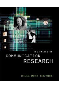 The Basics of Communication Research (with Infotrac)