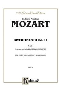 Divertimento No. 11, K. 251