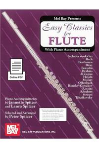 Easy Classics for Flute - With Piano Accompaniment