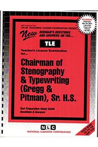 Stenography & Typewriting (Gregg & Pitman), Sr. H.S.