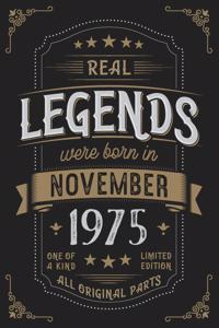 Real Legends were born in November 1975