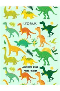 Dinosaur Coloring Book Party Favors