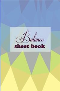 Balance Sheet Book