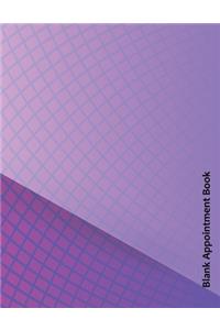 Blank Appointment Book