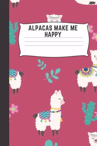 Alpacas Make Me Happy