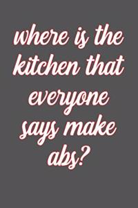 Where Is the Kitchen That Everyone Says Makes Abs?