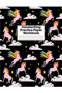 Handwriting Practice Paper Workbook