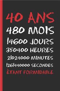 18 ANS Ètant Formidable