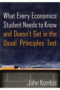 What Every Economics Student Needs to Know and Doesn't Get in the Usual Principles Text