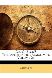 Dr. G. Beck's Therapeutischer Almanach, Volume 26
