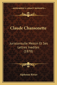 Claude Chansonette