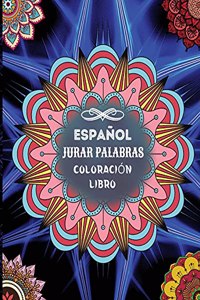 Jurar Palabras Coloración Libro