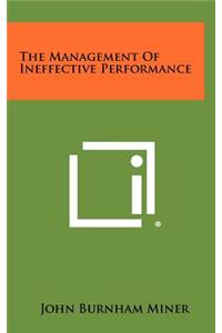 Management Of Ineffective Performance