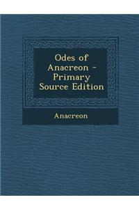 Odes of Anacreon