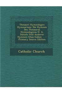 Thesauri Hymnologici Hymnarium