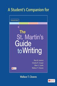 Student's Companion for the St. Martin's Guide to Writing