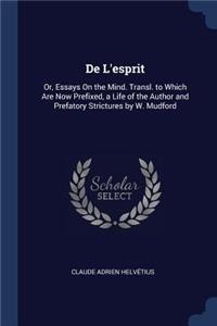 De L'esprit