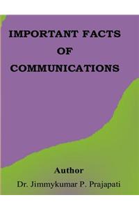Important facts of communication
