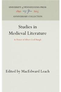 Studies in Medieval Literature