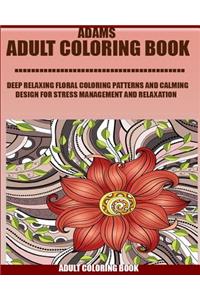 Adams Adult Coloring Book