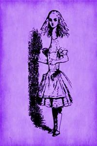Alice in Wonderland Journal - Tall Alice (Purple)