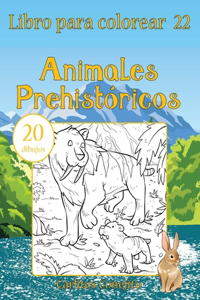 Libro para colorear Animales Prehistóricos