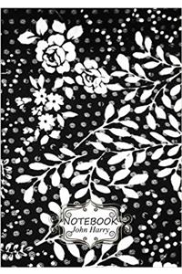 Notebook Journal: Dot-grid, Graph, Lined, Blank No Lined Flower Design 3 Pocket Notebook Journal Diary (Blank Notebook Journal)