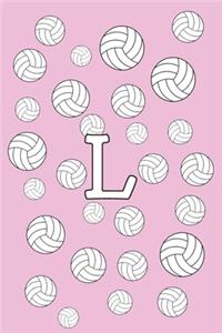 L Volleyball Notebook