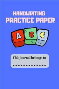 Handwriting Practice Paper: Writing Paper for kids with Dotted Lined