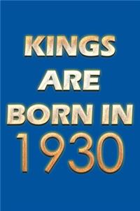 Kings Are Born In 1930 Notebook