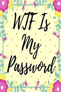 WTF Is My Password notebook