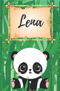 Lena Notizbuch Panda / Malbuch / Kritzelbuch / Tagebuch / Journal / Notizheft / DIN A5 / Geschenke