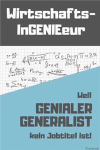 Wirtschaftsingenieur Notizbuch