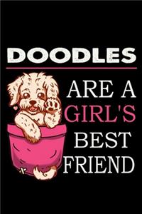 Doodles Are A Girl's Best Friend Journal 6x9 - 120 pages Funny Labradoodle Dog Gift Journal/notebook 120 pages