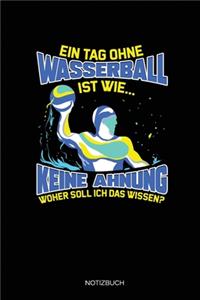 Ein Tag Ohne Wasserball Ist Wie... Keine Ahnung Woher Soll Ich Das Wissen
